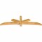 Ekena Millwork Alberta Rough Sawn Timber Gable Bracket, Western Red Cedar, 84"W x 24"H x 4"D x 4"F, 7/12 Pitch GBW084X24X0404ALB00RWR - alternate 5
